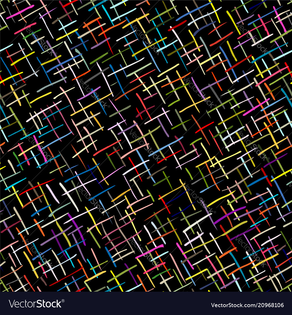 Abstract strokes seamless pattern for your design vector image Abstract strokes seamless pattern for your design