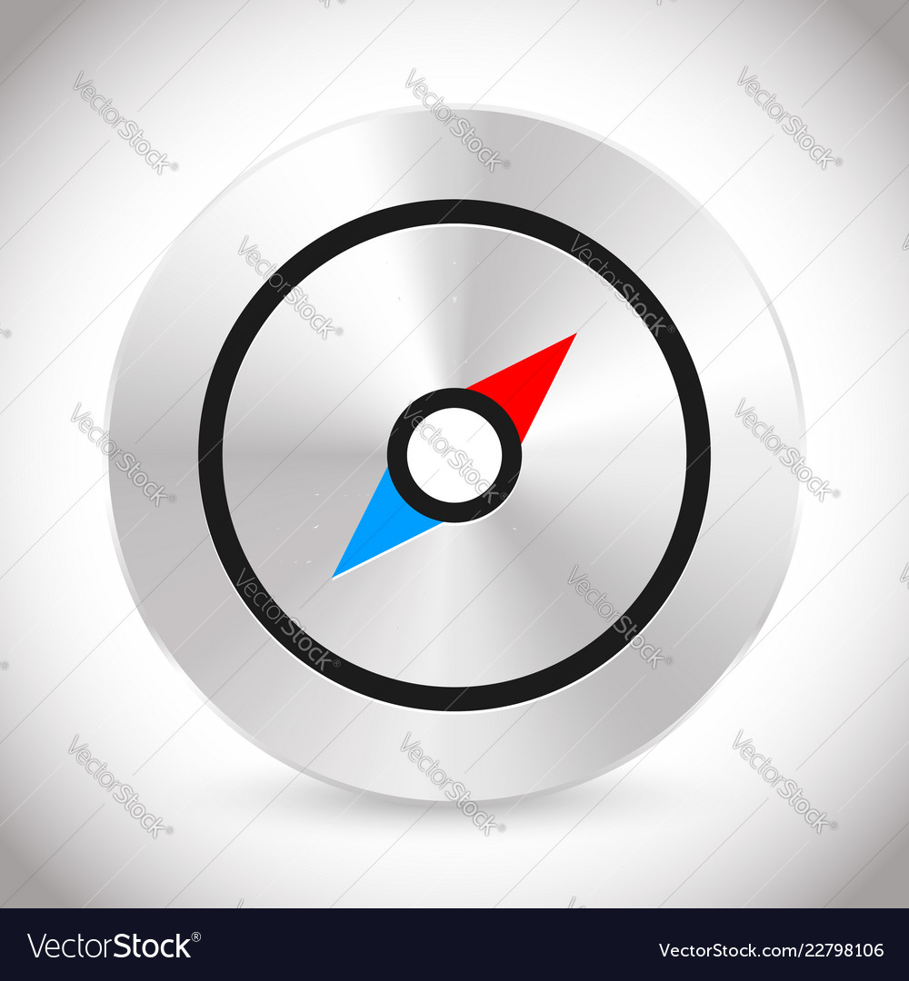 Compass icon symbol vector image Compass icon symbol