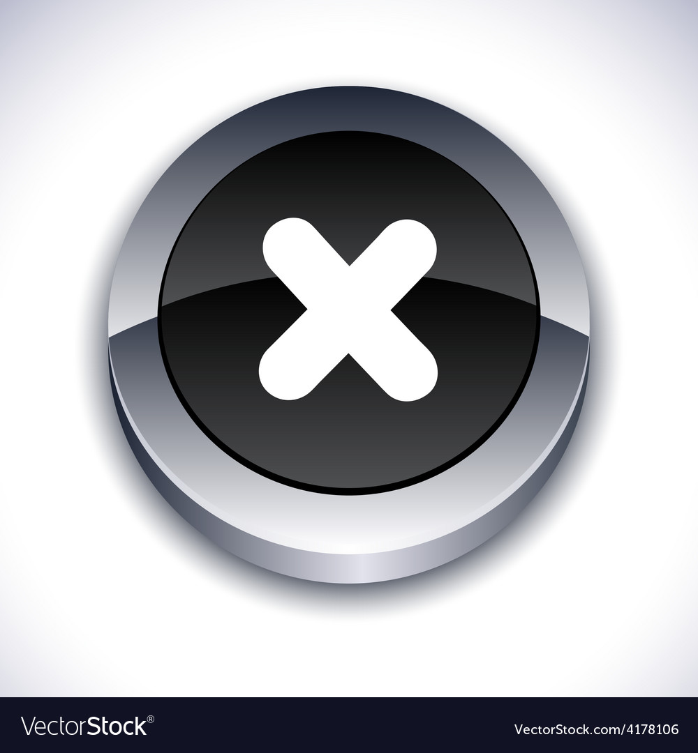 Cross 3d button
