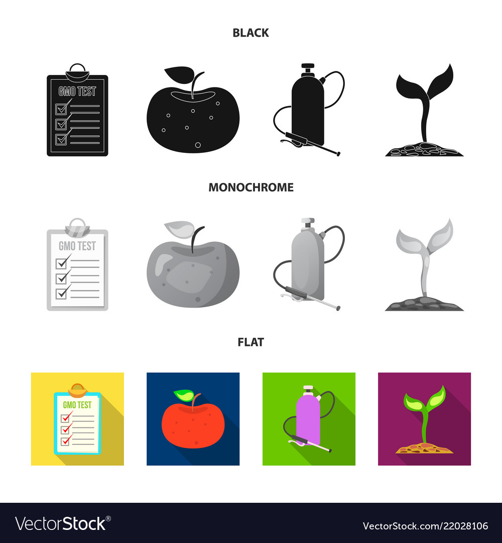 Design of and icon set stock ve