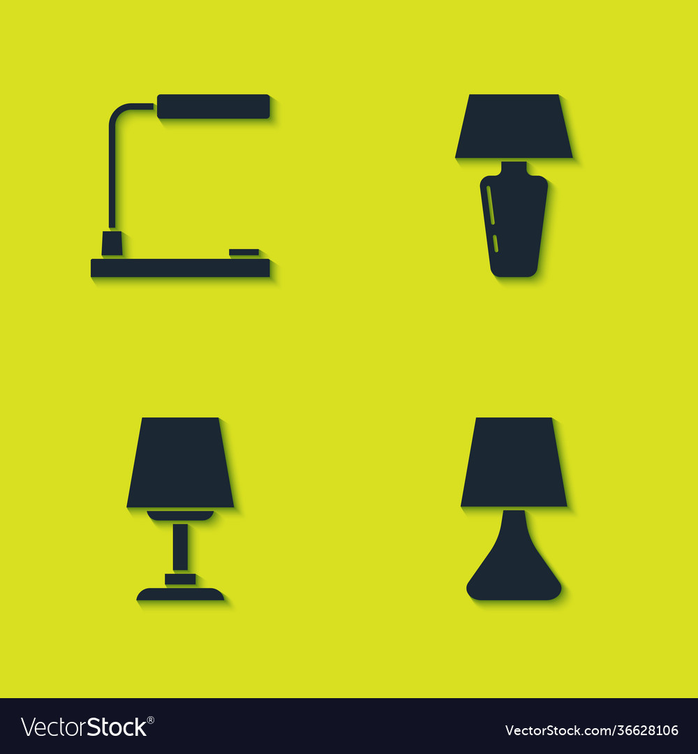 Set table lamp and icon