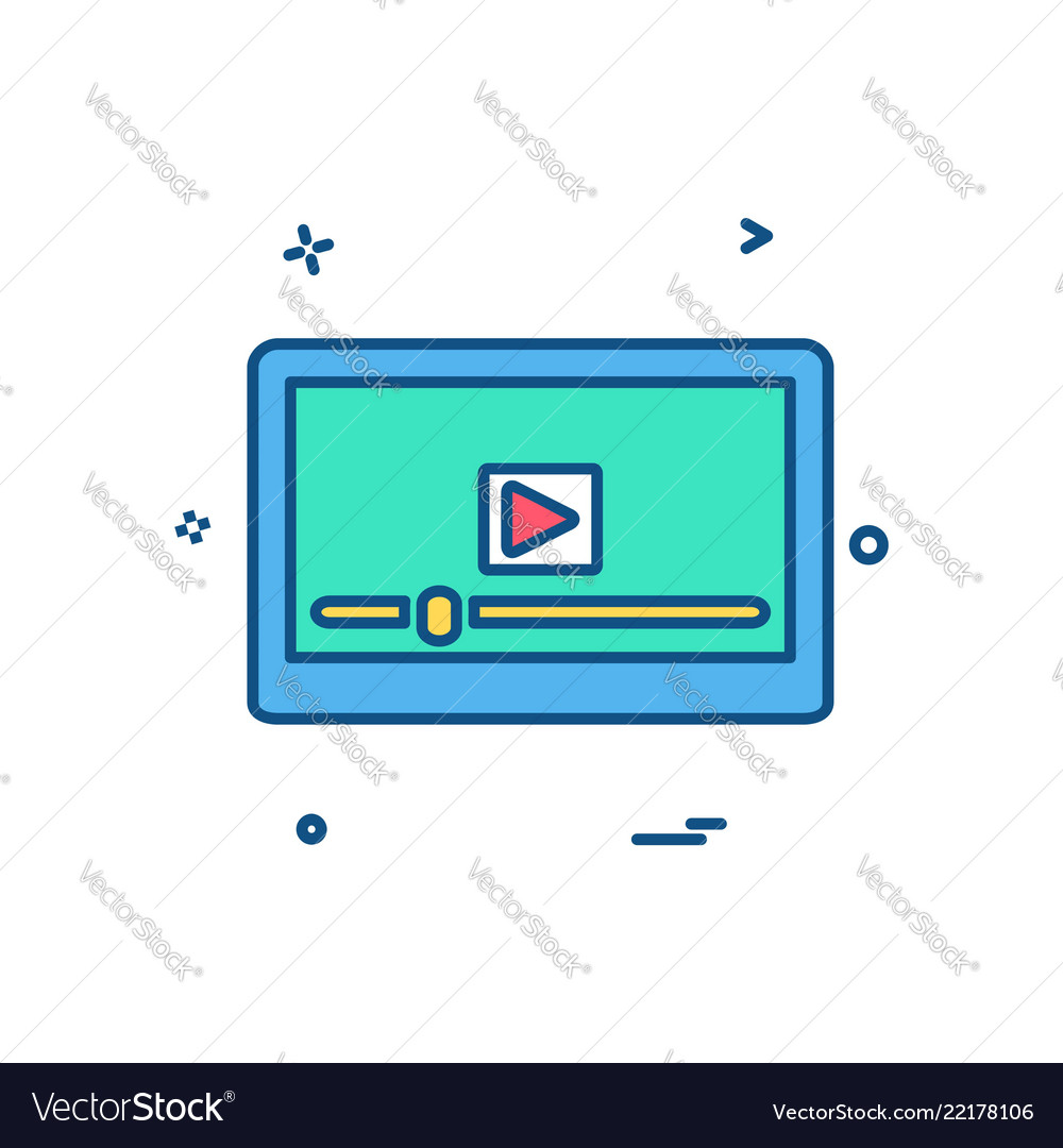 Web layout icon design vector image Web layout icon design