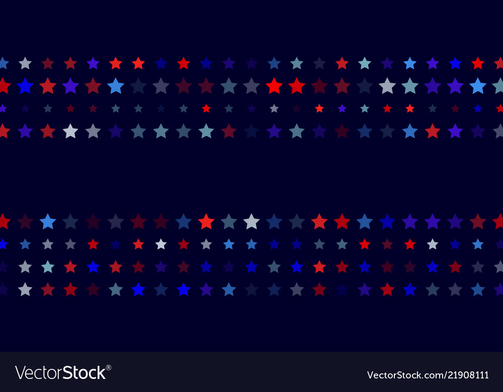 Abstrakter Hintergrund von roten blauen weißen Sternen