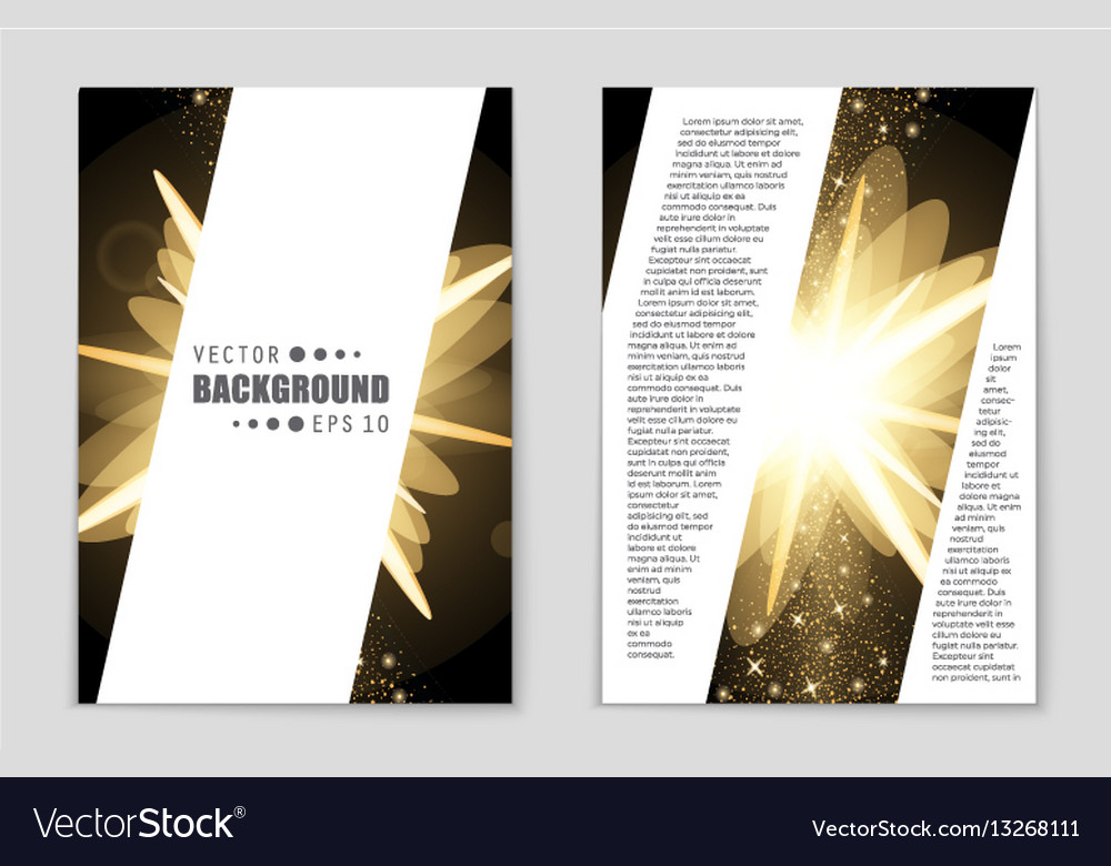 Abstract layout background set for art