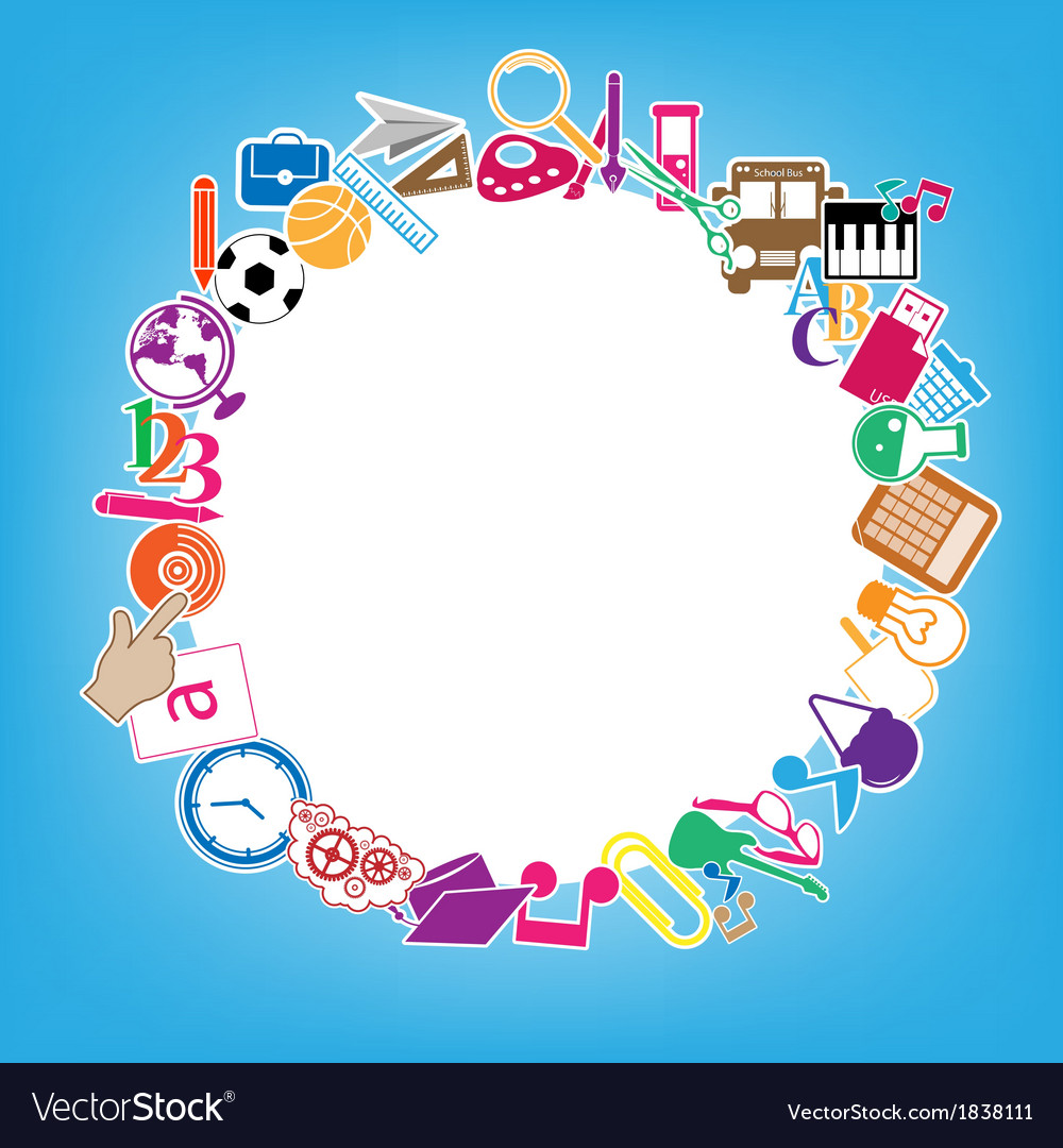 Back to School Education Circle