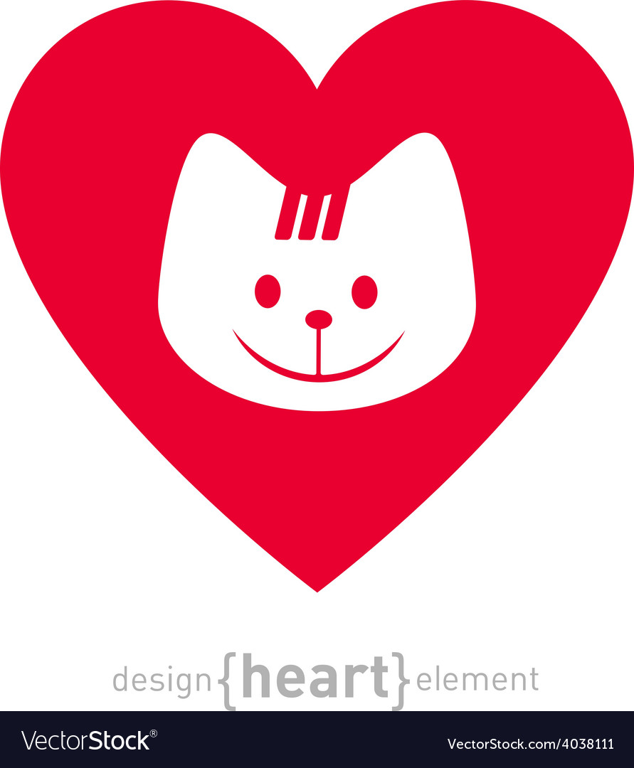 A Cat Love Icon Royalty Free SVG, Cliparts, Vectors, and Stock  Illustration. Image 88462754.