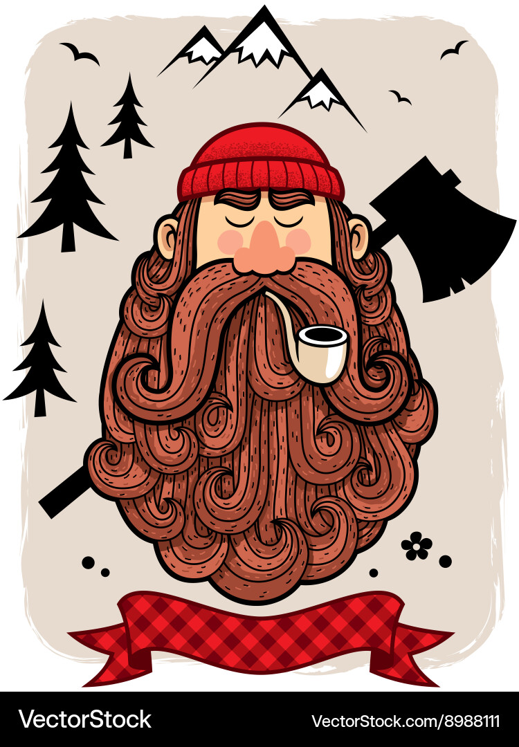 Lumberjack Royalty Free Vector Image - VectorStock