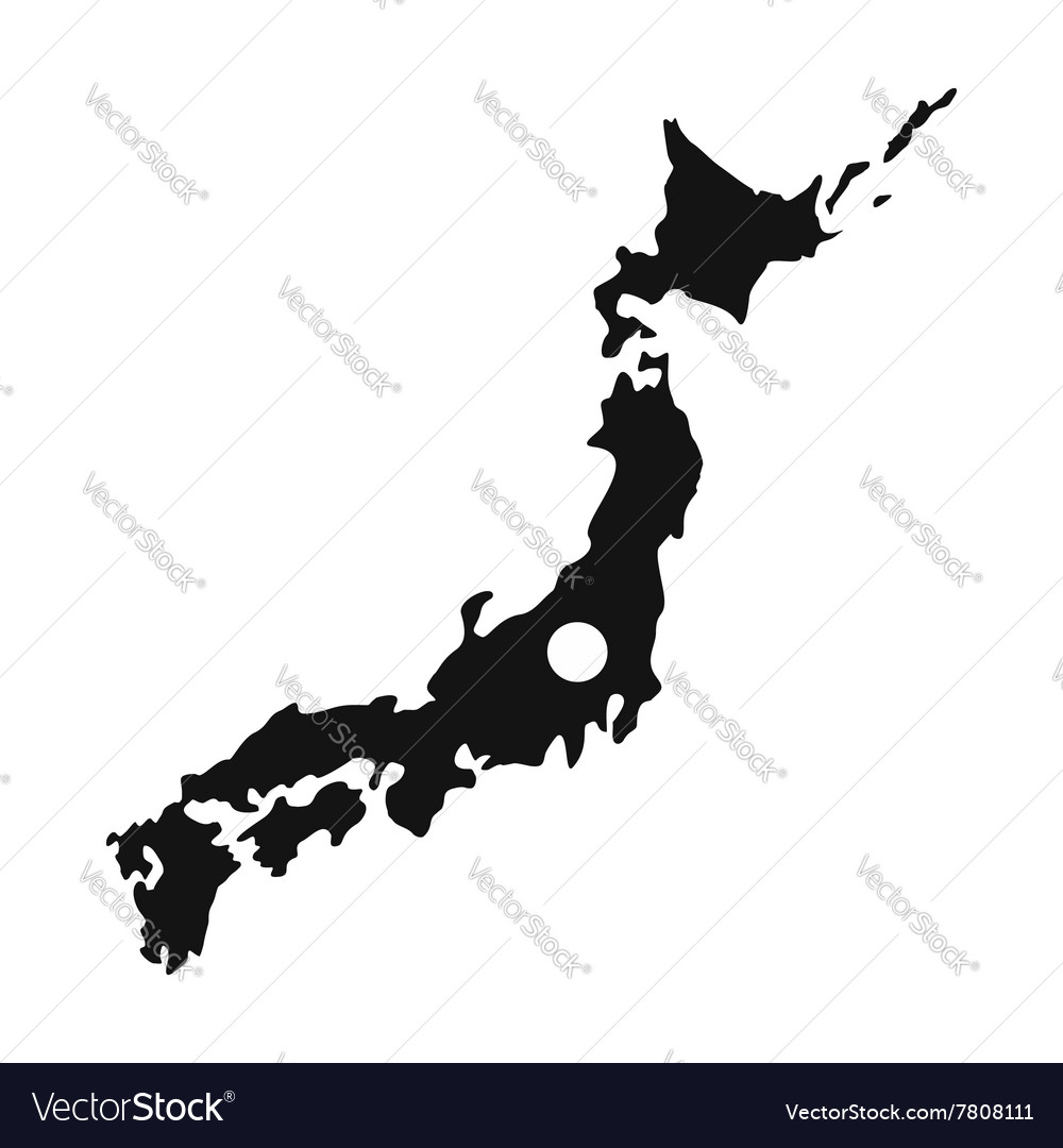 Japan Map Vector / Stock Vector Japan Map Icon Vector Illustration 5 Stock Image Illustration Of