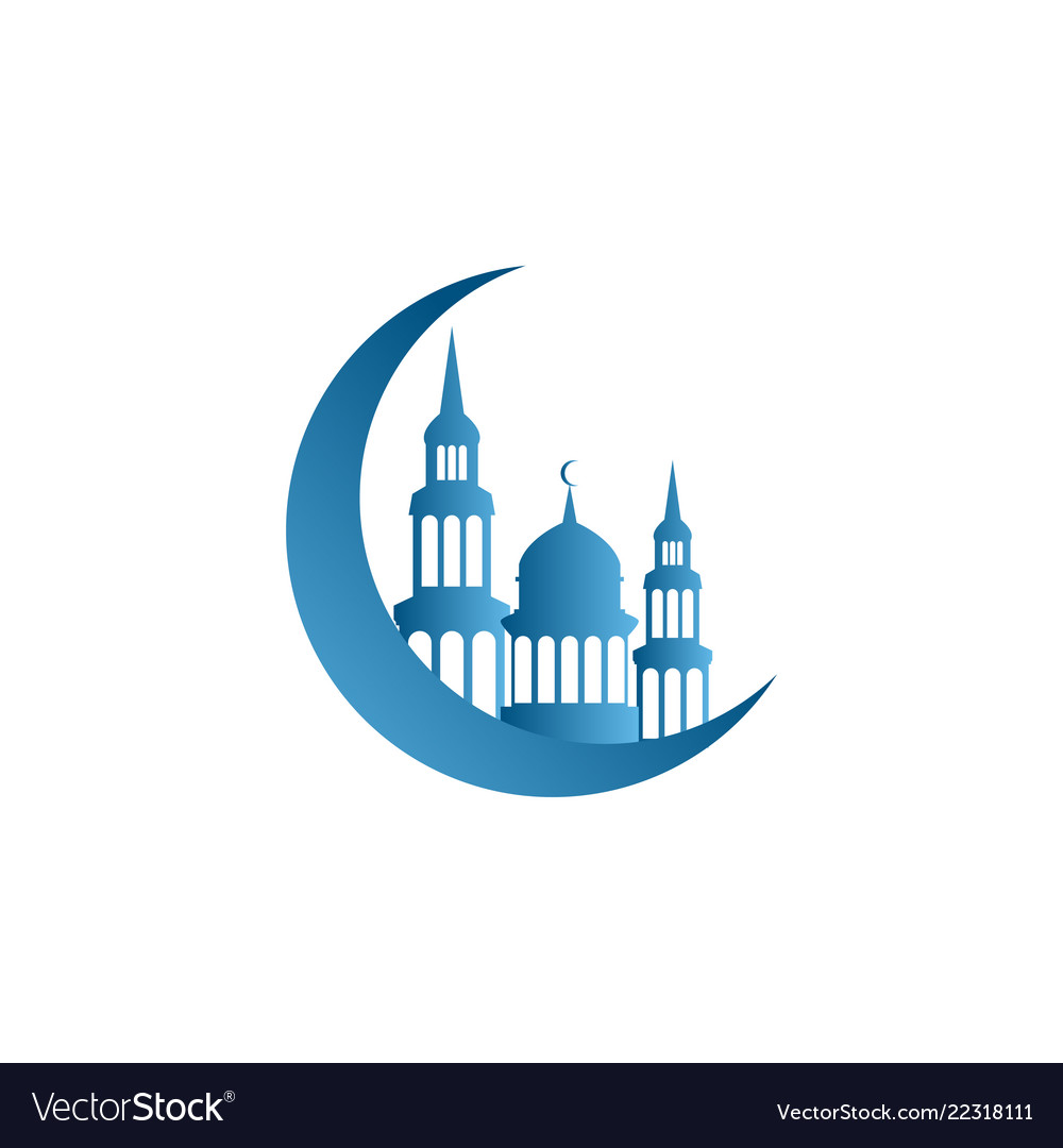 Ramadhan kareem theme graphic design template Vector Image