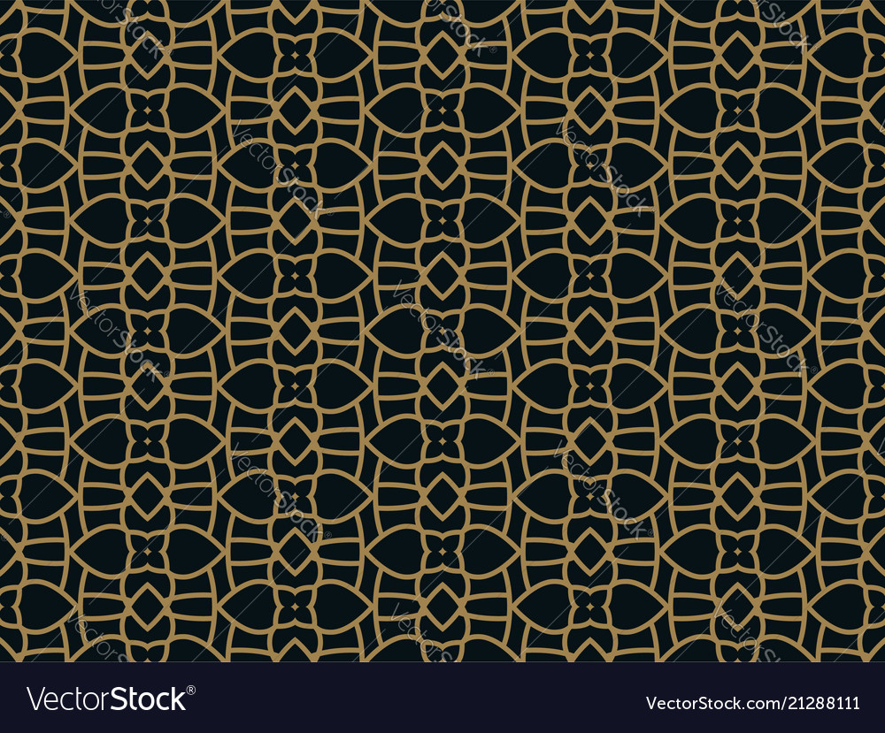 Seamless pattern with line ornament abstract
