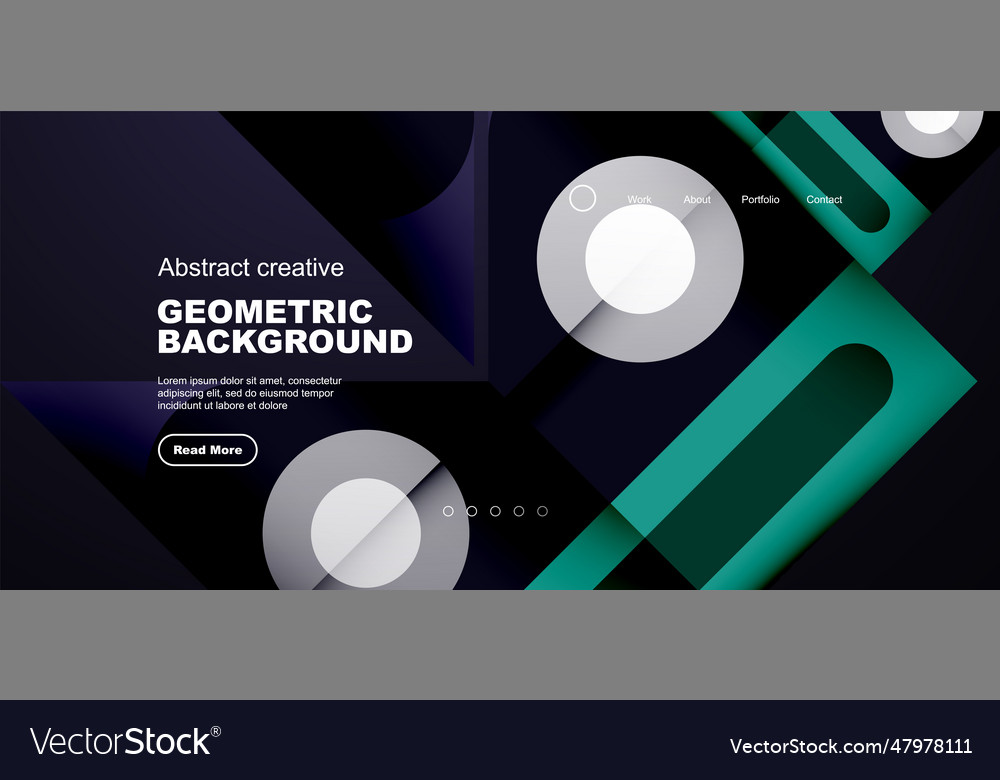 Triangles circles and lines minimal background