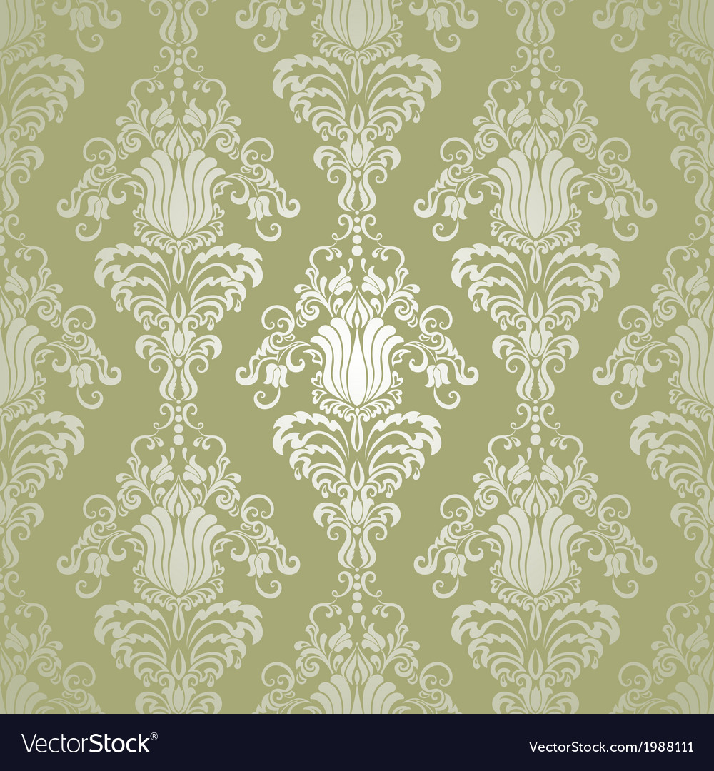 Vintage damask seamless pattern