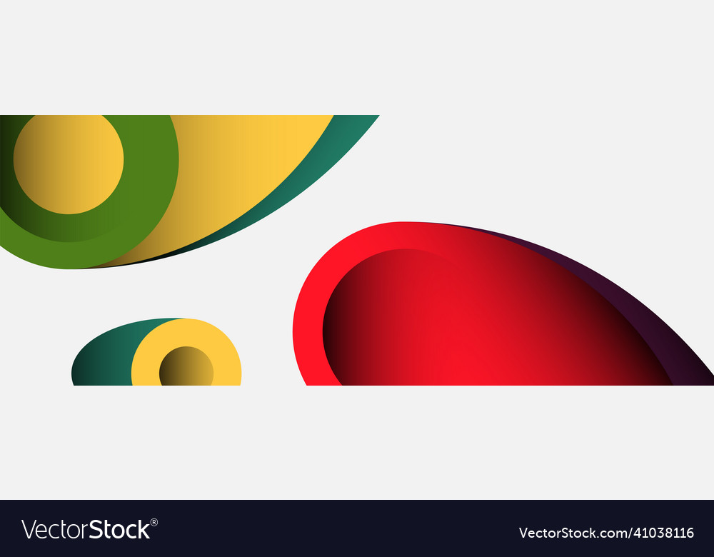 Abstract background minimal geometric circles Vector Image