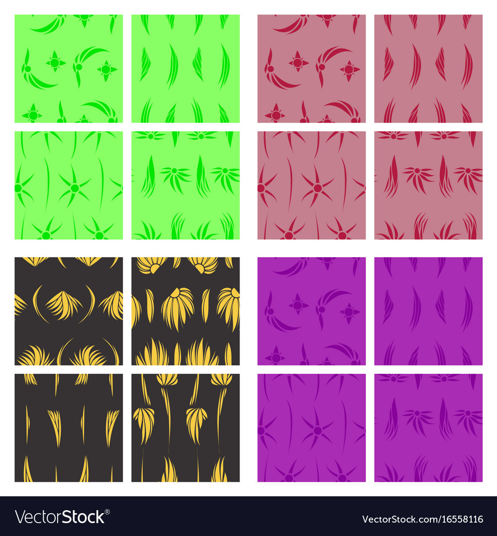 Assembly of patterns in bright style