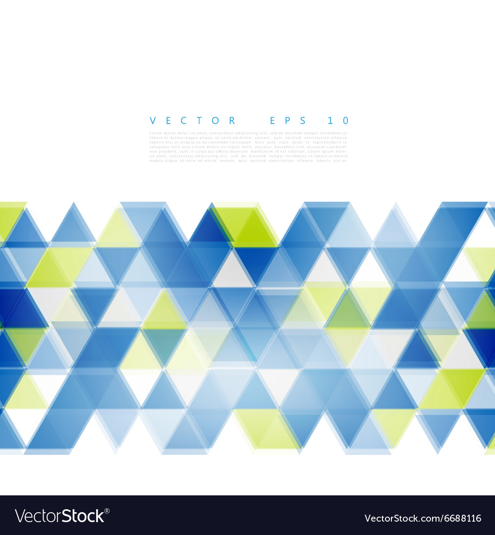 Geometric Triangular Background