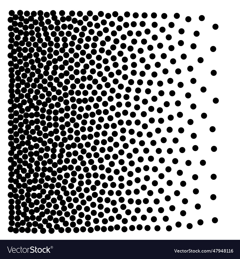 Gradient dot background half tone pattern dotted vector image Gradient dot background half tone pattern dotted