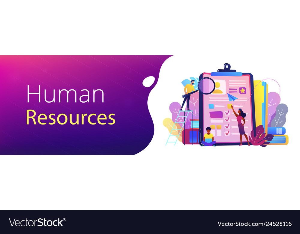 Job Interview Header Or Footer Banner Royalty Free Vector