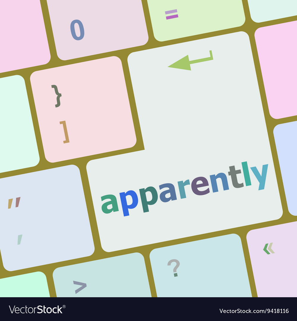 Keyboard with enter button apparently word