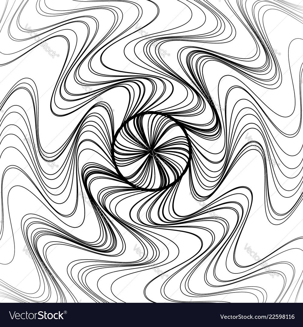 Radial lines circular pattern abstract irregular vector image Radial lines circular pattern abstract irregular