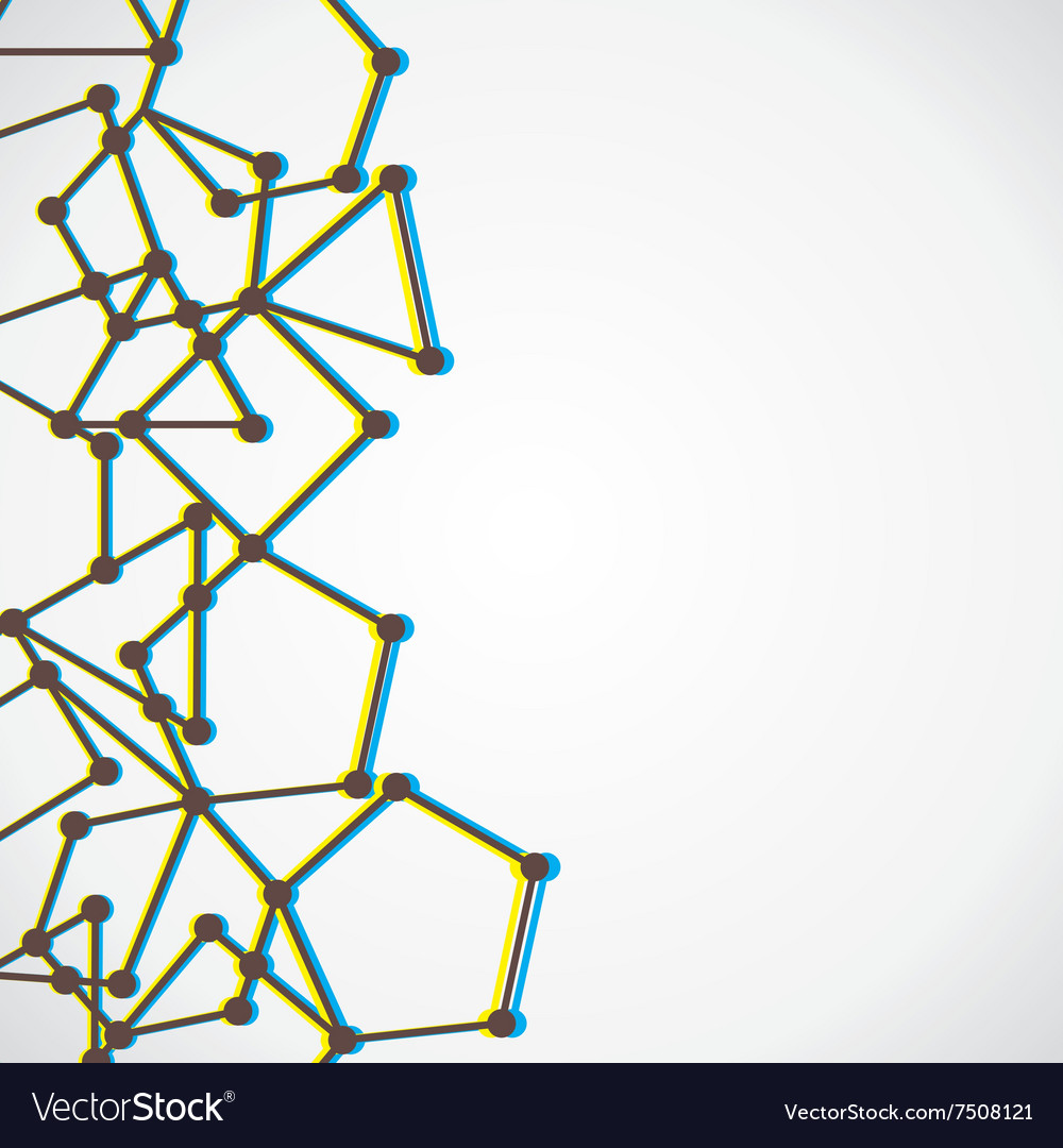 Abstract connection node background