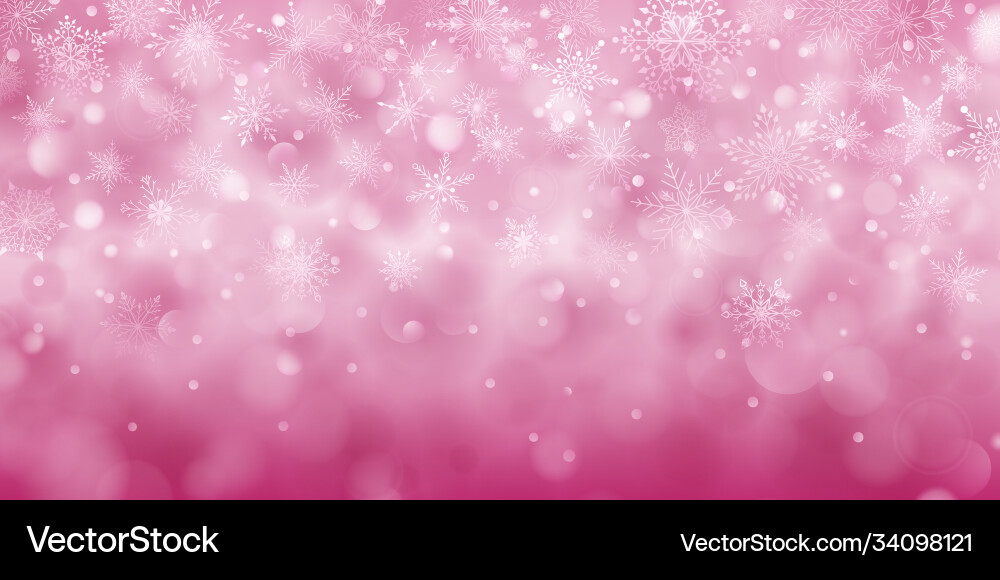 Christmas background snowflakes Royalty Free Vector Image