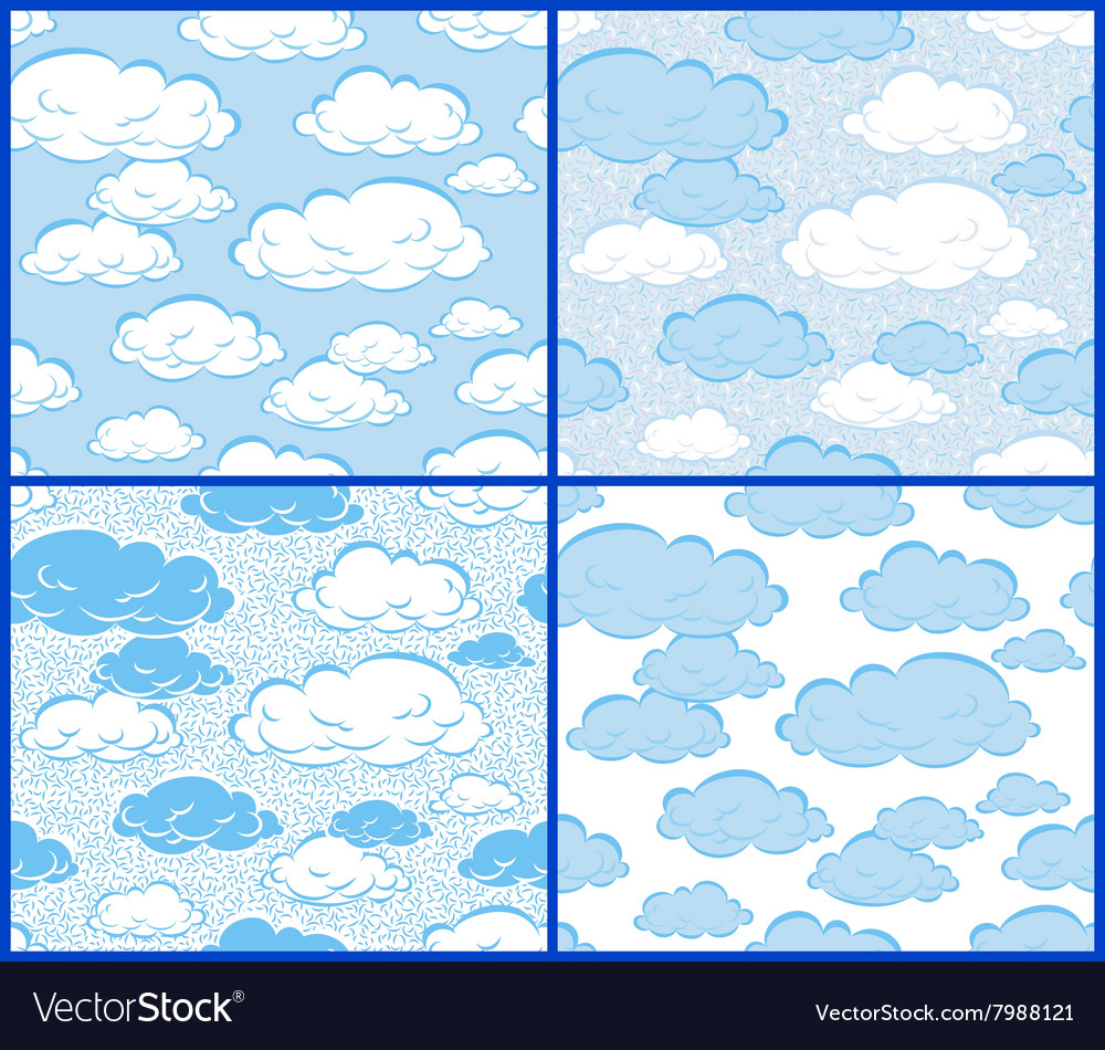 Clouds - 4 patterns