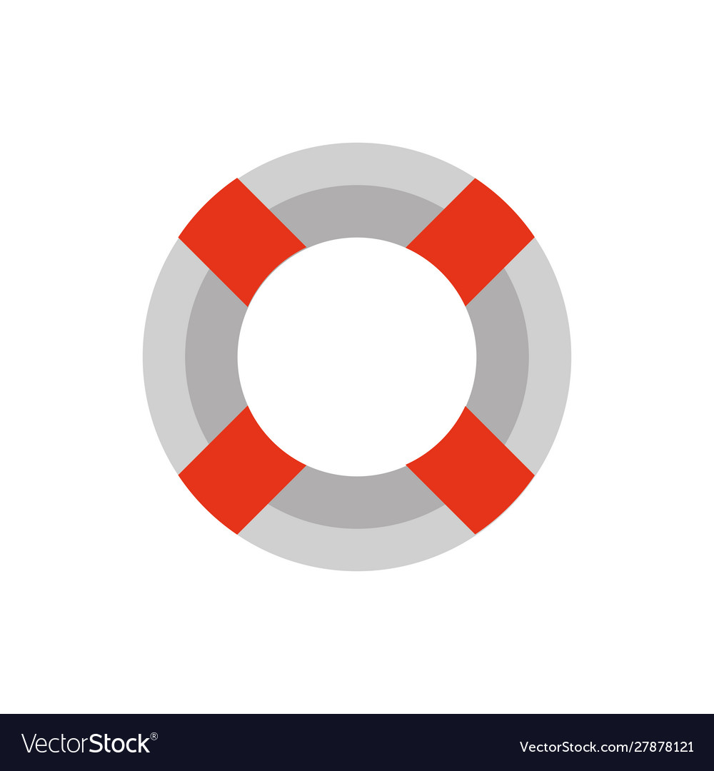 Isolated safe float icon flat design