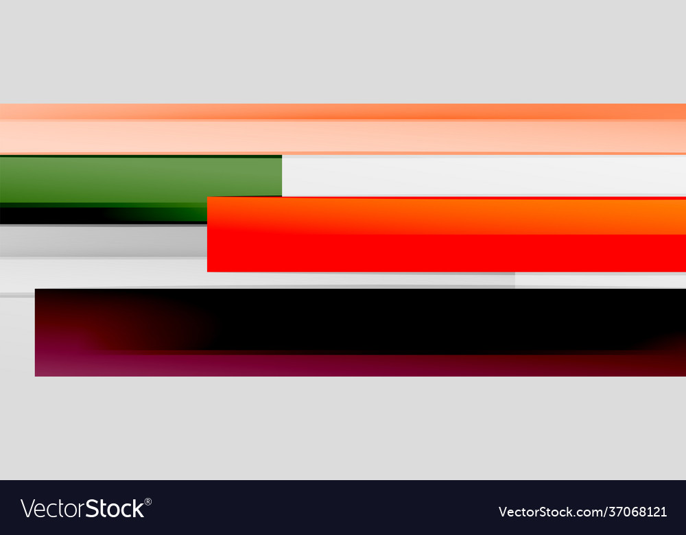 Multicolored lines background design template Vector Image Multicolored lines background design template