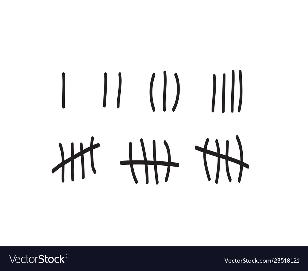 Prison Tally Marks - Counting Marks