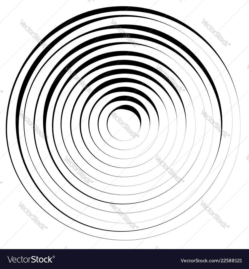 Radial lines with rotating distortion abstract vector image Radial lines with rotating distortion abstract