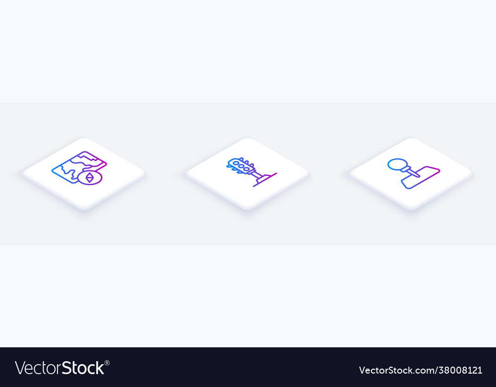 Set isometric line city map navigation traffic vector image Set isometric line city map navigation traffic