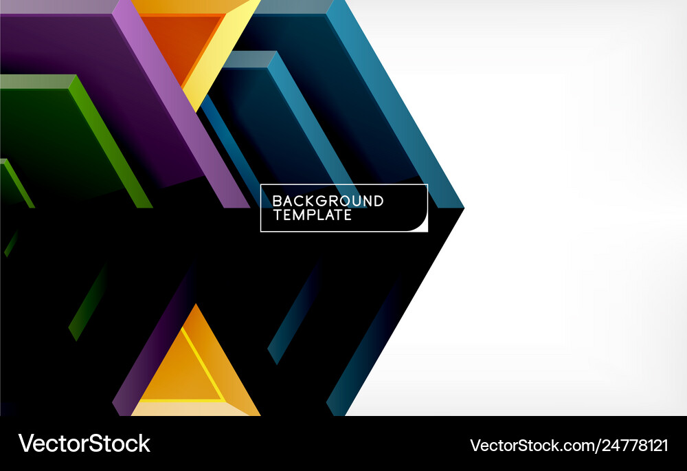 Techno arrow background template design Royalty Free Vector