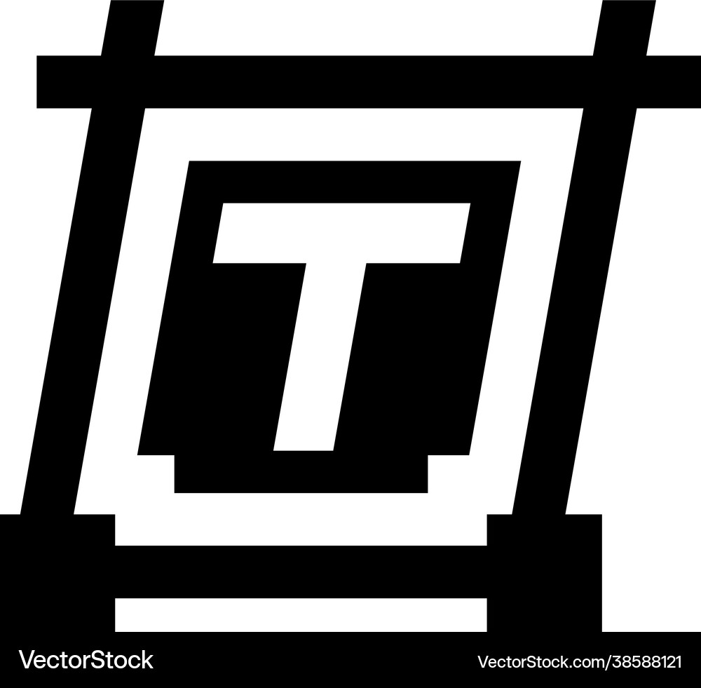 Typography icon Royalty Free Vector Image - VectorStock