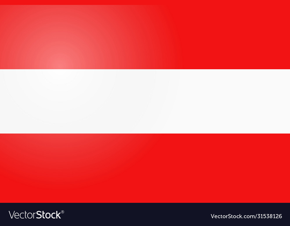 Österreich Flagge offizielle Farben und Proportionen