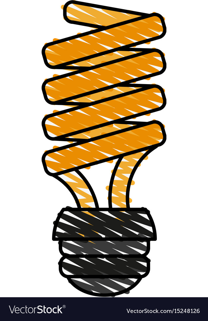 Bulb cartoon doodle