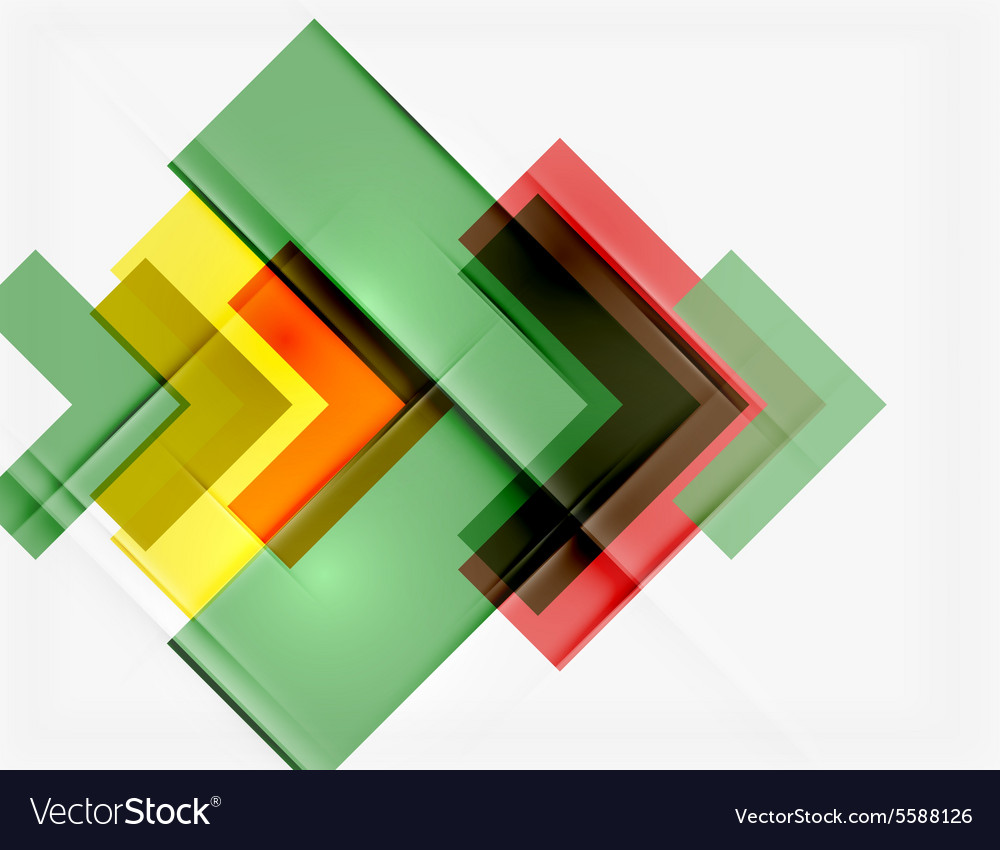 Clean colorful unusual geometric pattern design Vector Image