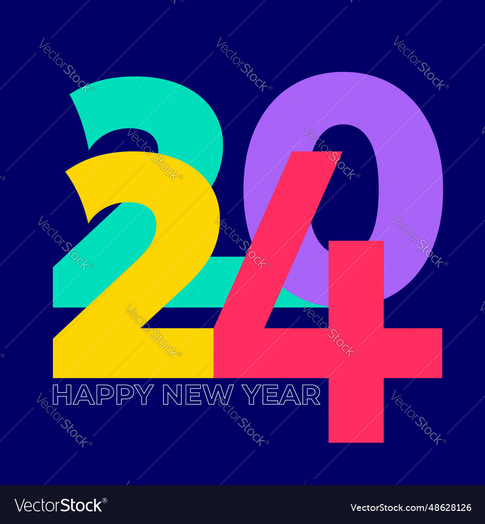 Happy new year 2024 design