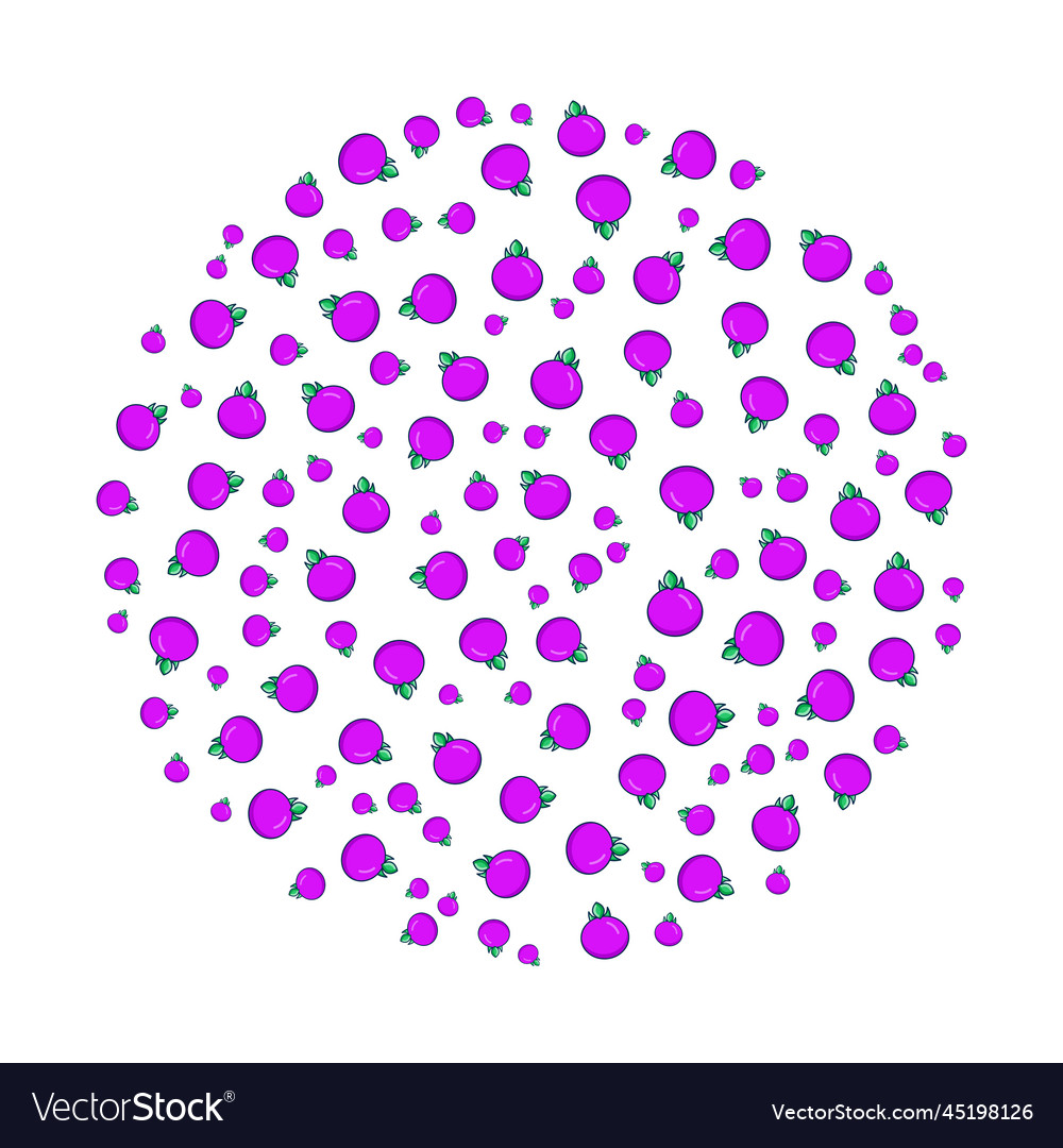 Onion concept in circle with clean and simple