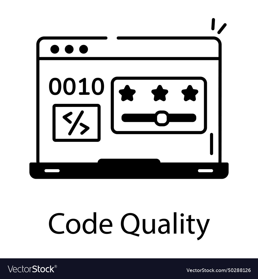 Web development linear icon
