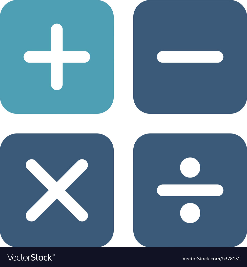 Calculator icon from business bicolor set