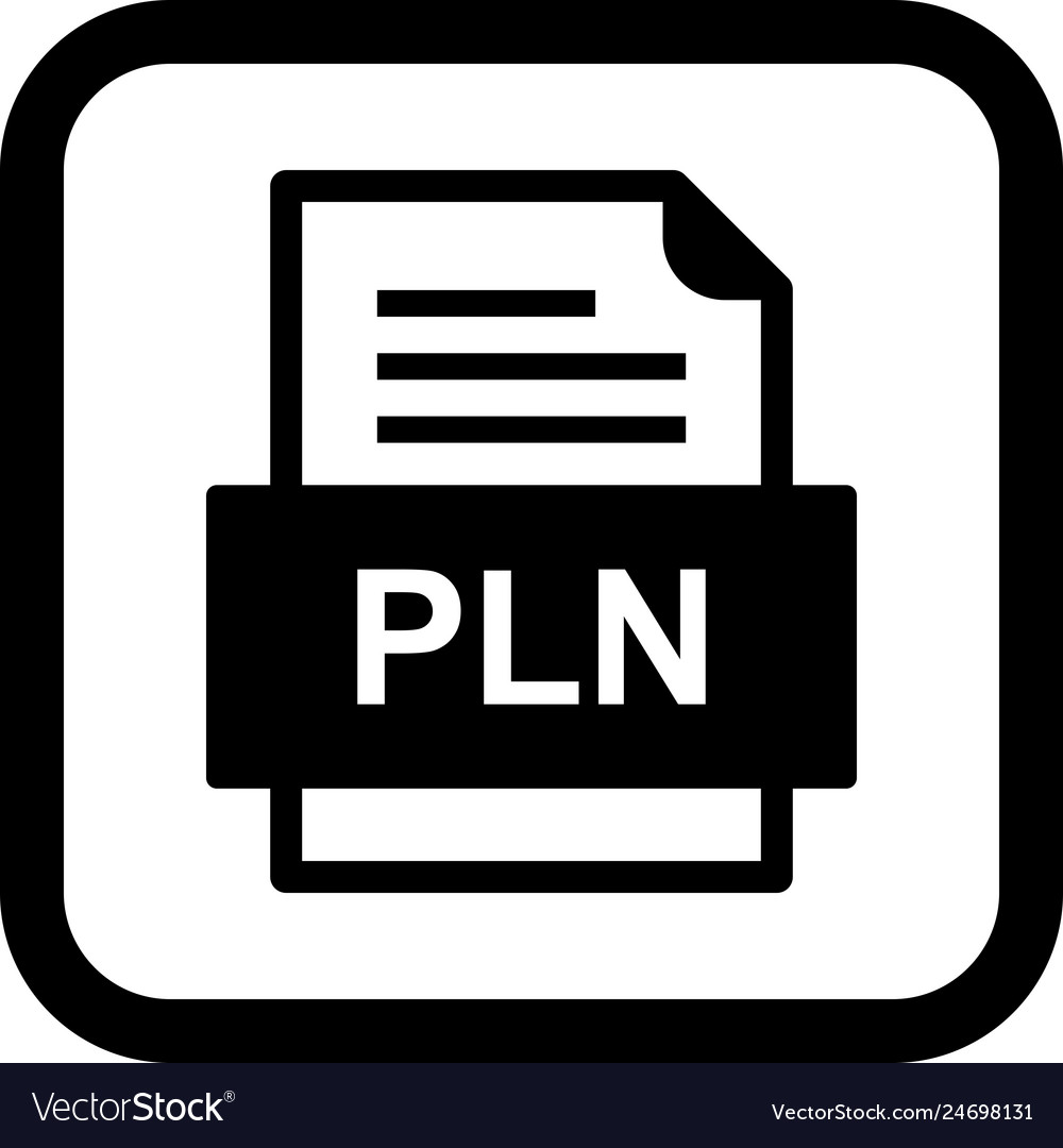 Pln file document icon