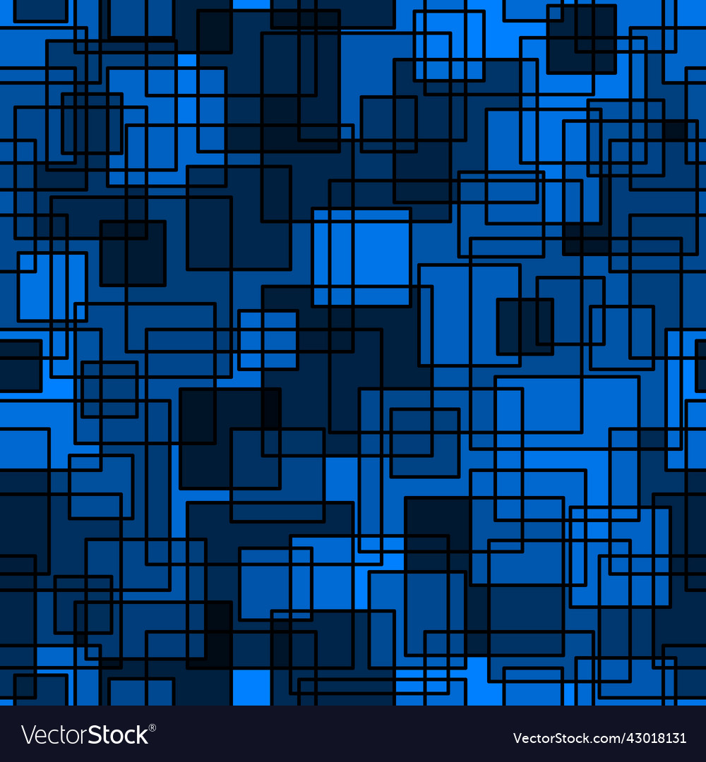 Quad seamless pattern repeated overlap hexagon