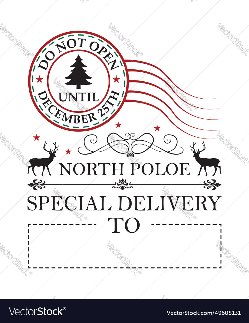 Santa's Special Delivery Christmas Sack