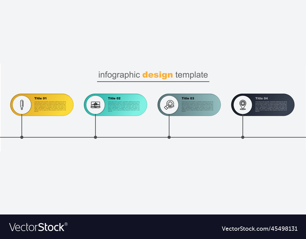 Set line map pointer with cross hospital vector image Set line map pointer with cross hospital