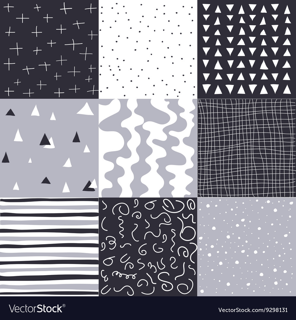 Set of seamless patterns