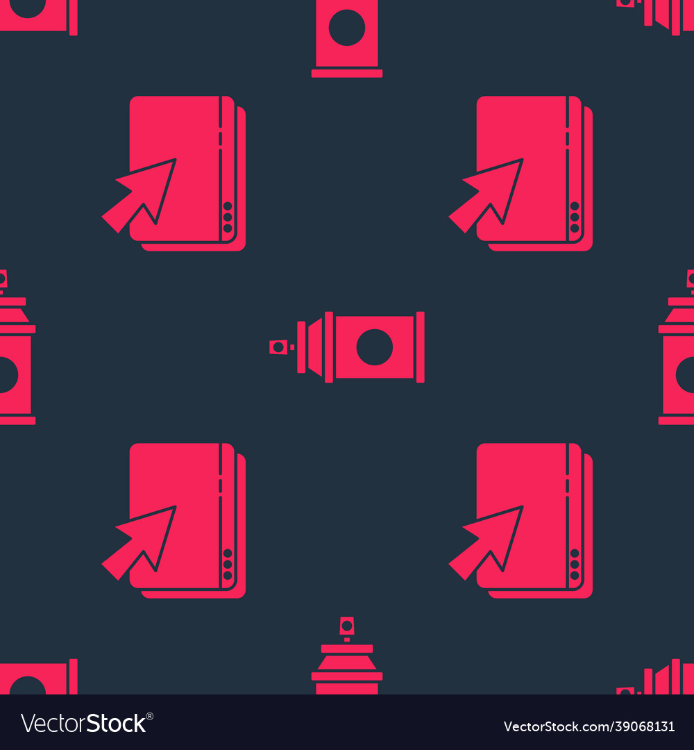 Set web design and development paint spray can vector image Set web design and development paint spray can
