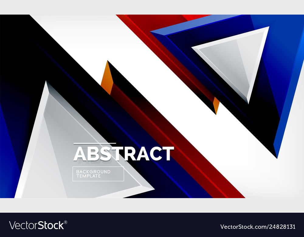 Tech futuristic geometric 3d shapes minimal Vector Image Tech futuristic geometric 3d shapes minimal