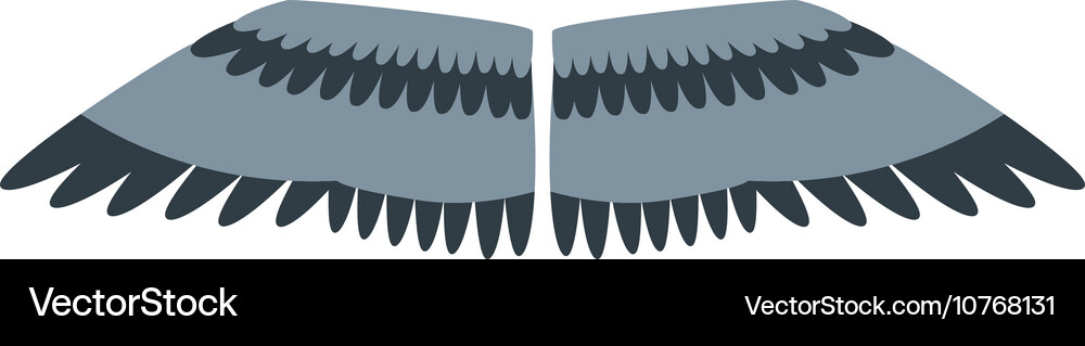 Wings isolated Royalty Free Vector Image - VectorStock