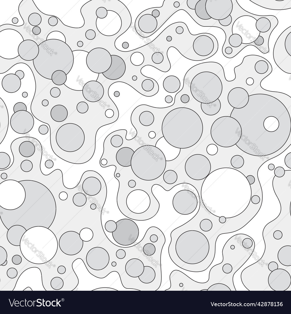 Abstract geometric seamless pattern bubble vector image Abstract geometric seamless pattern bubble