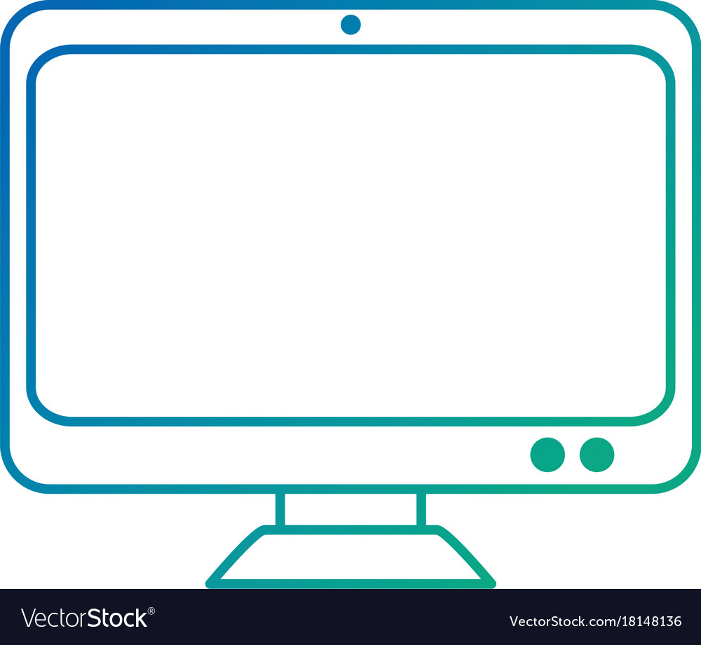 Computer display isolated icon